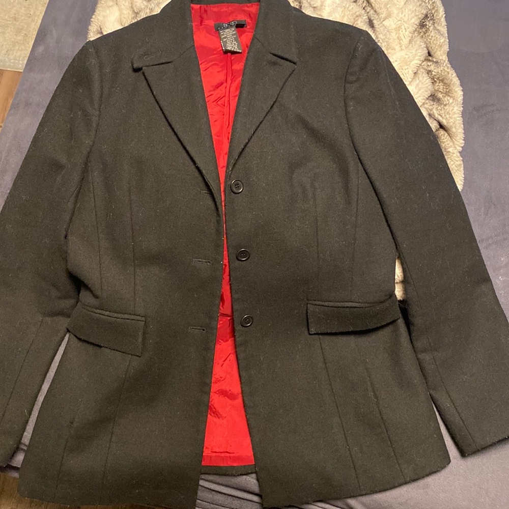 Polyester black jacket